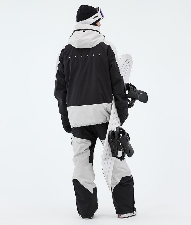 Montec Morpheus Snowboardjakke Herre Light Grey/Black, Bilde 3 av 9