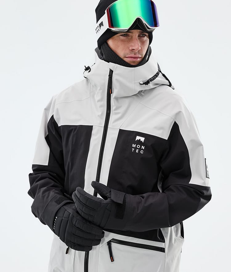 Montec Morpheus Skijakke Herre Light Grey/Black, Image 4 of 9