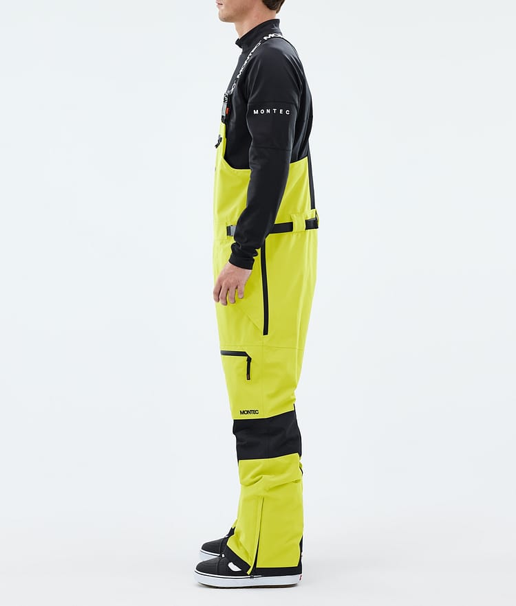 Montec Arch Snowboardbukse Herre Bright Yellow/Black, Bilde 2 av 6
