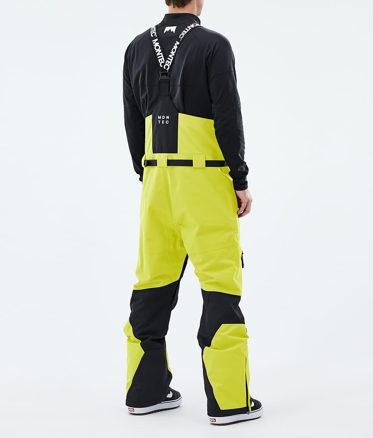 Montec Arch Snowboardbukse Herre Bright Yellow/Black, Bilde 3 av 6