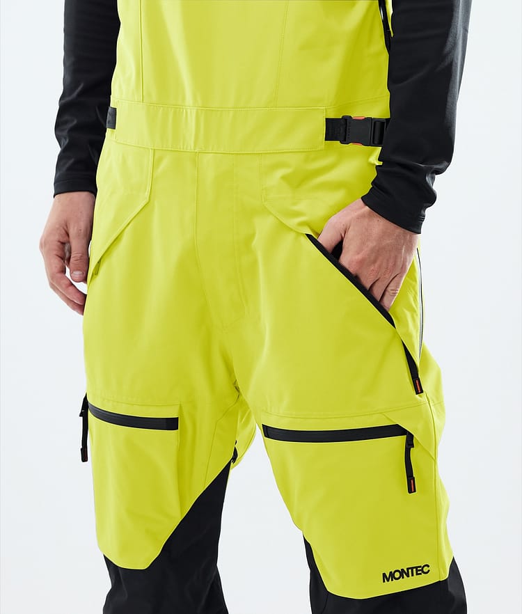 Montec Arch Snowboardbukse Herre Bright Yellow/Black, Bilde 4 av 6