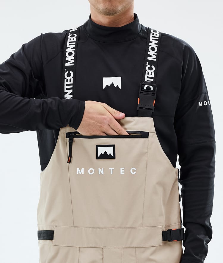 Montec Arch Skibukse Herre Sand/Black, Bilde 5 av 6