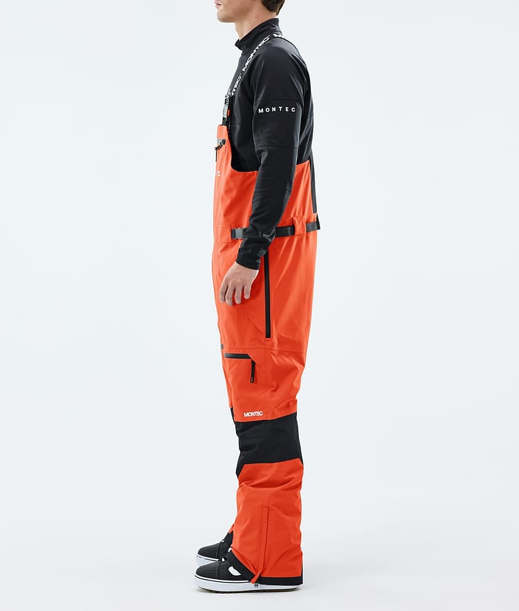 Montec Arch Snowboardbukse Herre Orange/Black, Bilde 2 av 6
