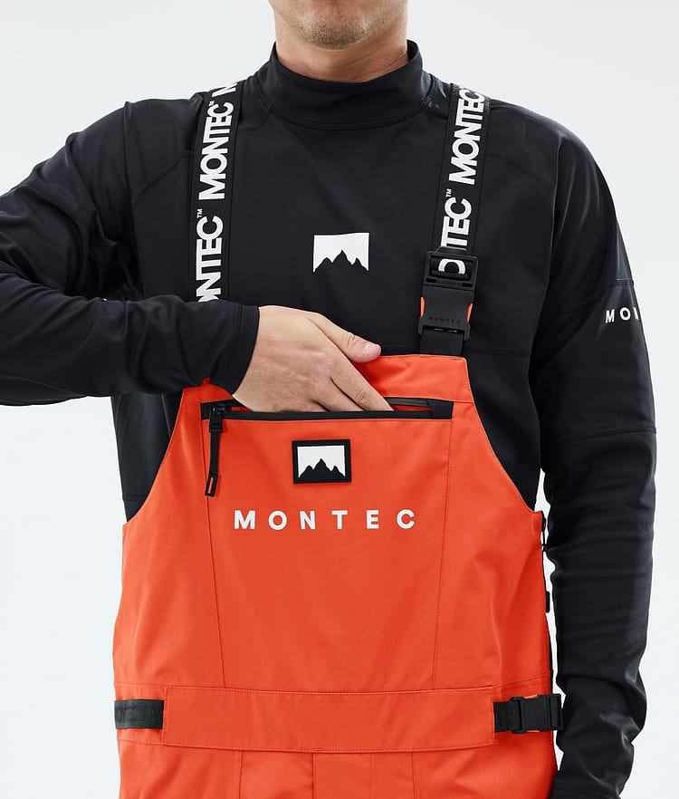 Montec Arch Skibukse Herre Orange/Black, Bilde 5 av 6