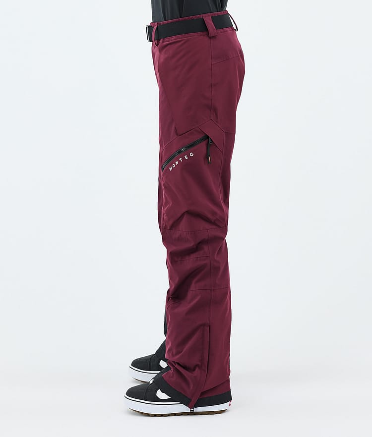 Montec Apoc W Snowboardbukse Dame Burgundy, Bilde 3 av 6