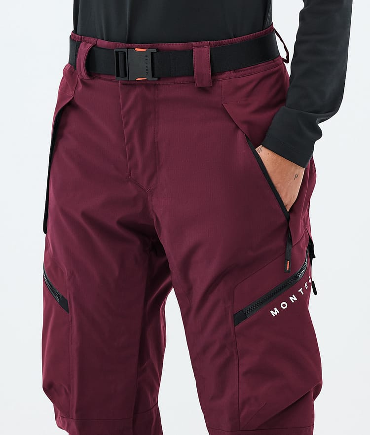 Montec Apoc W Snowboardbukse Dame Burgundy, Bilde 5 av 6