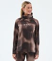 Dope Snuggle W Superundertøy overdel Dame MMIX Brown Tiedye