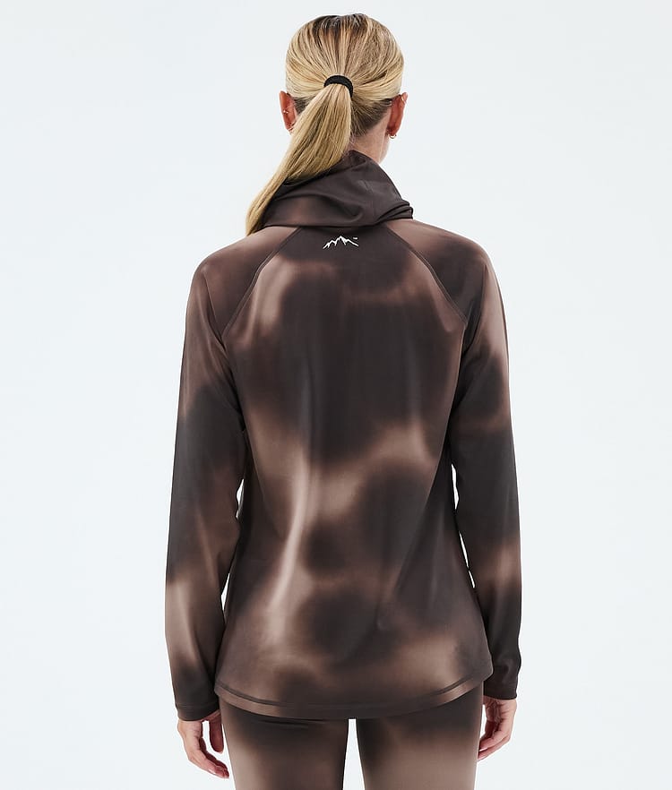 Dope Snuggle W Superundertøy overdel Dame MMIX Brown Tiedye, Image 5 of 7