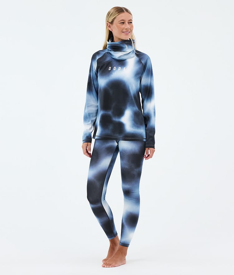 Dope Snuggle W Superundertøy overdel Dame MMIX Dark Blue Tiedye, Image 3 of 7