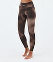 Dope Snuggle W Superundertøy bukse Dame MMIX Brown Tiedye