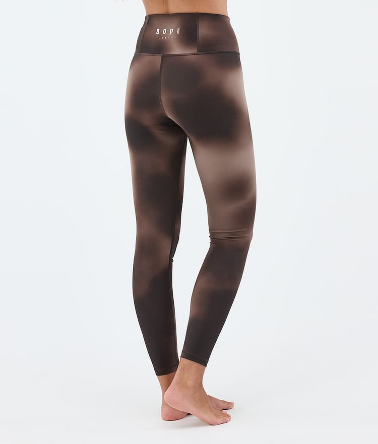 Dope Snuggle W Superundertøy bukse Dame MMIX Brown Tiedye, Image 2 of 7