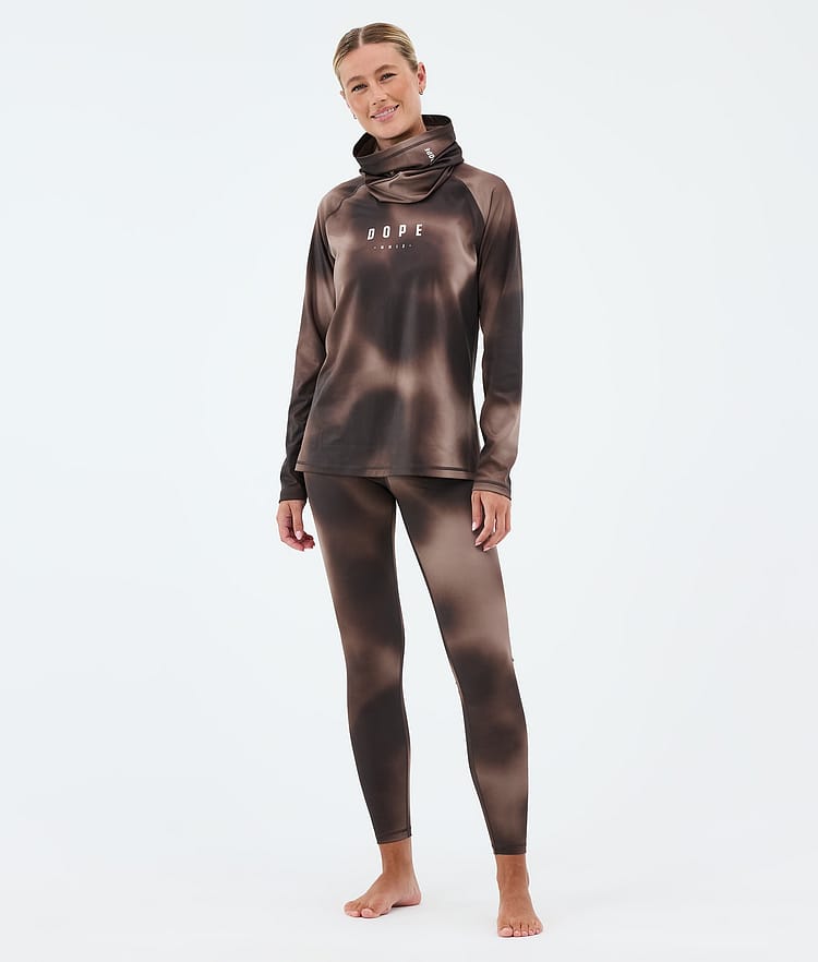 Dope Snuggle W Superundertøy bukse Dame MMIX Brown Tiedye, Image 3 of 7