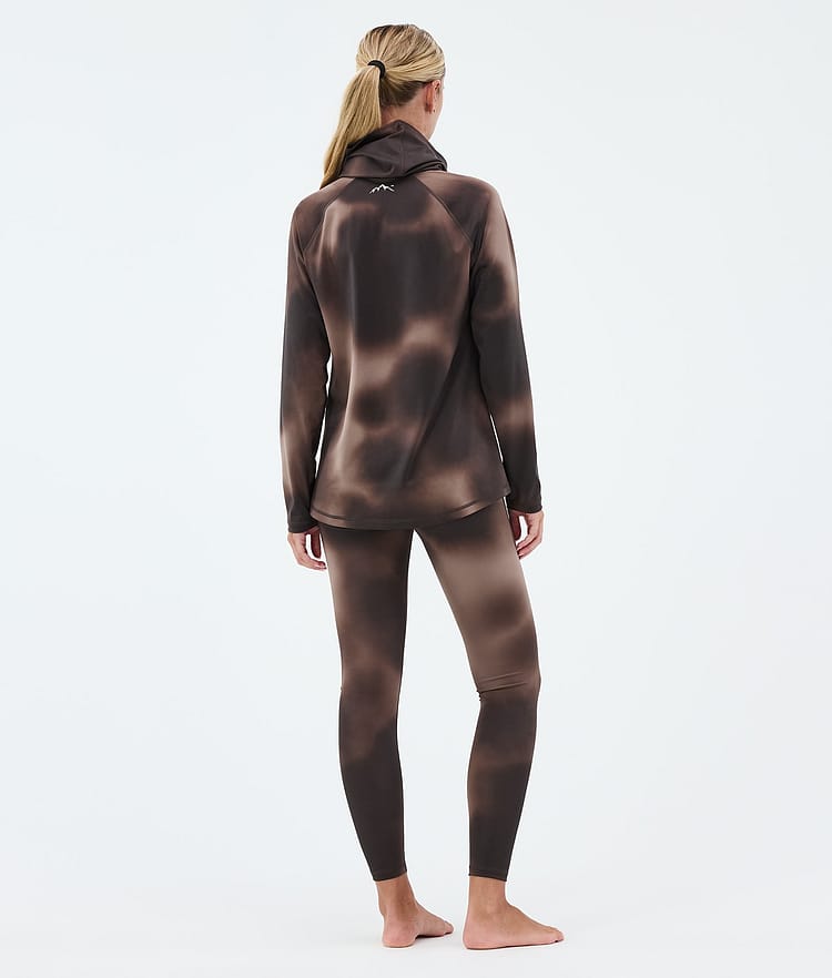 Dope Snuggle W Superundertøy bukse Dame MMIX Brown Tiedye, Image 4 of 7