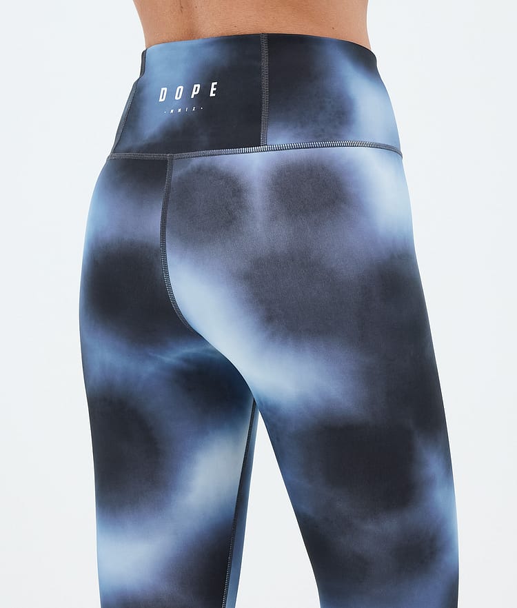 Dope Snuggle W Superundertøy bukse Dame MMIX Dark Blue Tiedye, Image 6 of 7
