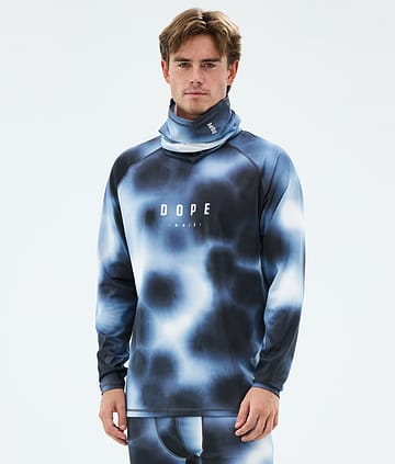 Dope Snuggle Superundertøy overdel MMIX Dark Blue Tiedye