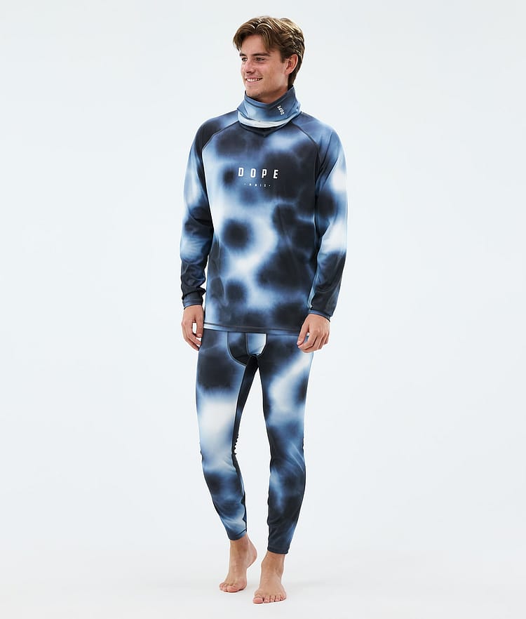 Dope Snuggle Superundertøy overdel Herre MMIX Dark Blue Tiedye, Image 3 of 7