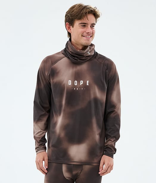 Dope Snuggle Superundertøy overdel Herre Brown Tiedye