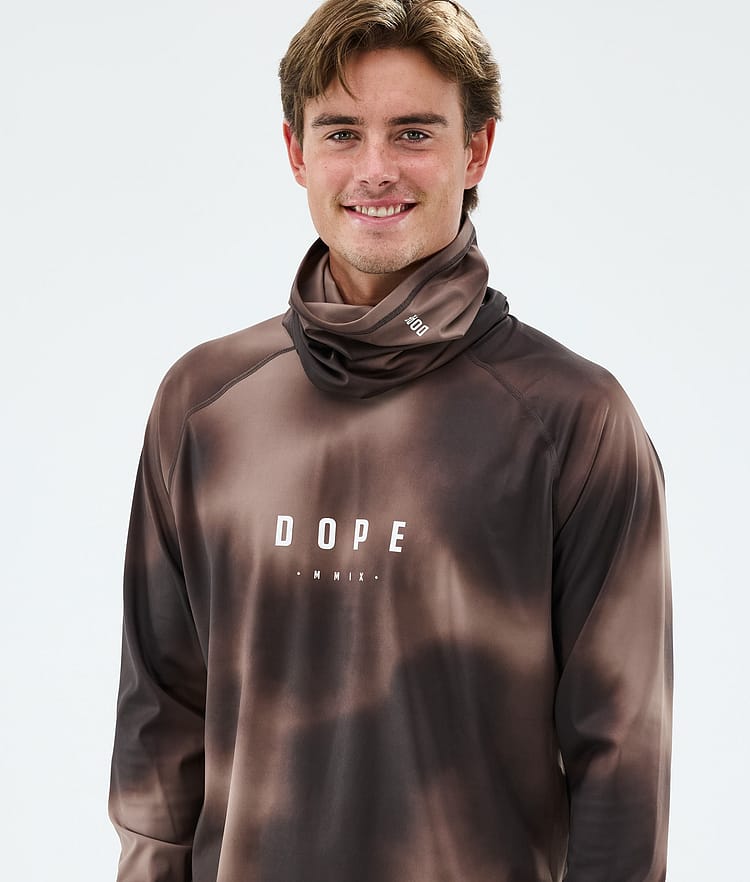 Dope Snuggle Superundertøy overdel Herre MMIX Brown Tiedye, Image 2 of 7
