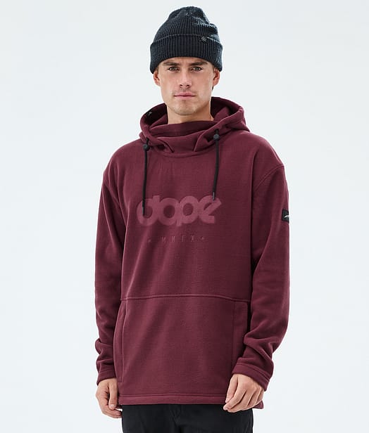 Dope Cozy II Fleecegenser Herre Burgundy