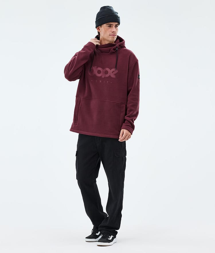 Dope Cozy II Fleecegenser Herre Burgundy, Image 3 of 7