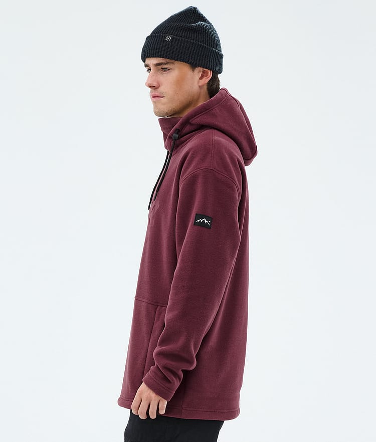 Dope Cozy II Fleecegenser Herre Burgundy, Image 5 of 7