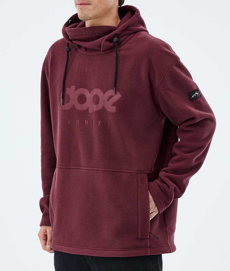 Dope Cozy II Fleecegenser Herre Burgundy, Image 7 of 7
