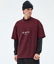 Dope Forge Mellomlag T-skjorte Herre Burgundy