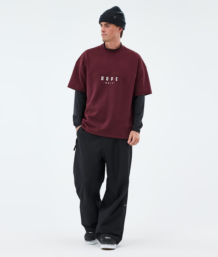 Dope Forge Mellomlag T-skjorte Herre Burgundy, Image 4 of 6