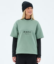 Dope Forge W Mellomlag T-skjorte Dame Faded Green