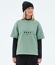 Dope Forge W Mellomlag T-skjorte Dame Faded Green