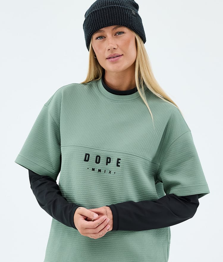 Dope Forge W Mellomlag T-skjorte Dame Faded Green, Image 3 of 6