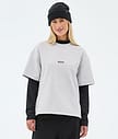 Dope Forge W Mellomlag T-skjorte Dame MID Light Grey