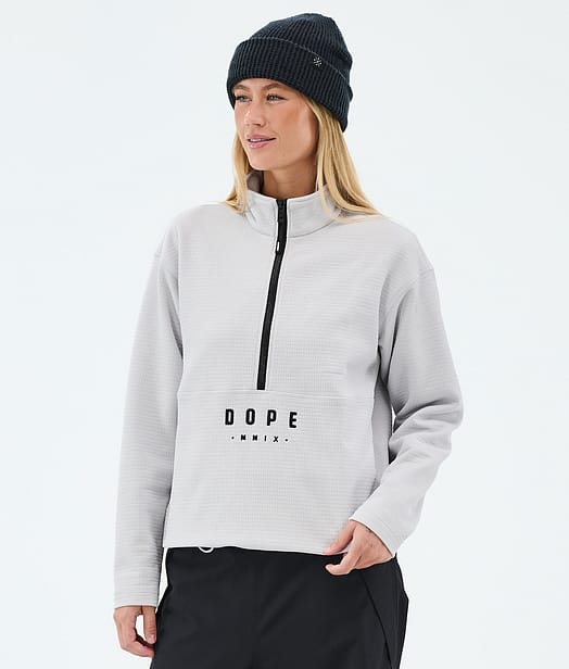 Dope Comfee W Mellomlagsgenser Dame Light Grey