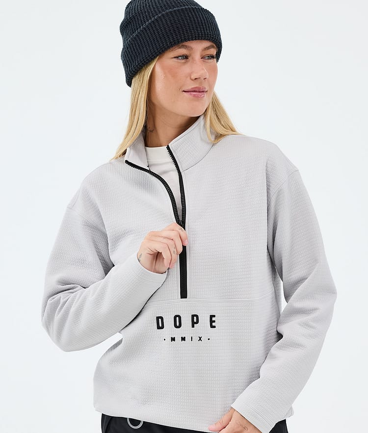 Dope Comfee W Mellomlagsgenser Dame Light Grey, Image 2 of 5