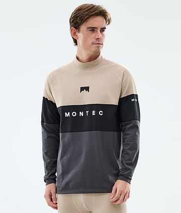 Montec Alpha Superundertøy overdel Sand/Black/Phantom