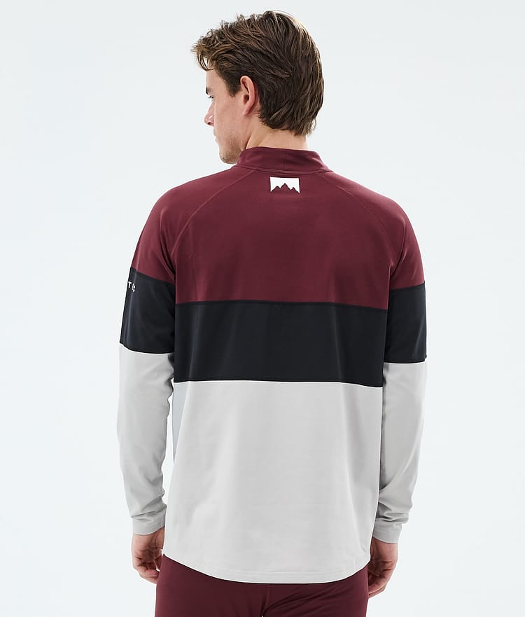Montec Alpha Superundertøy overdel Herre Burgundy/Black/Light Grey, Image 5 of 5