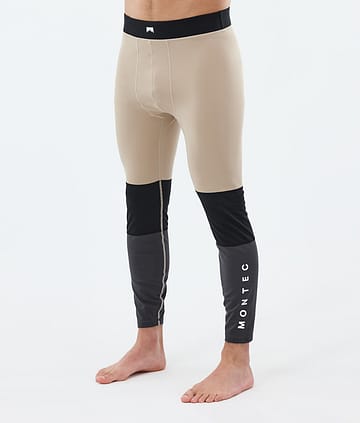 Montec Alpha Superundertøy bukse Sand/Black/Phantom