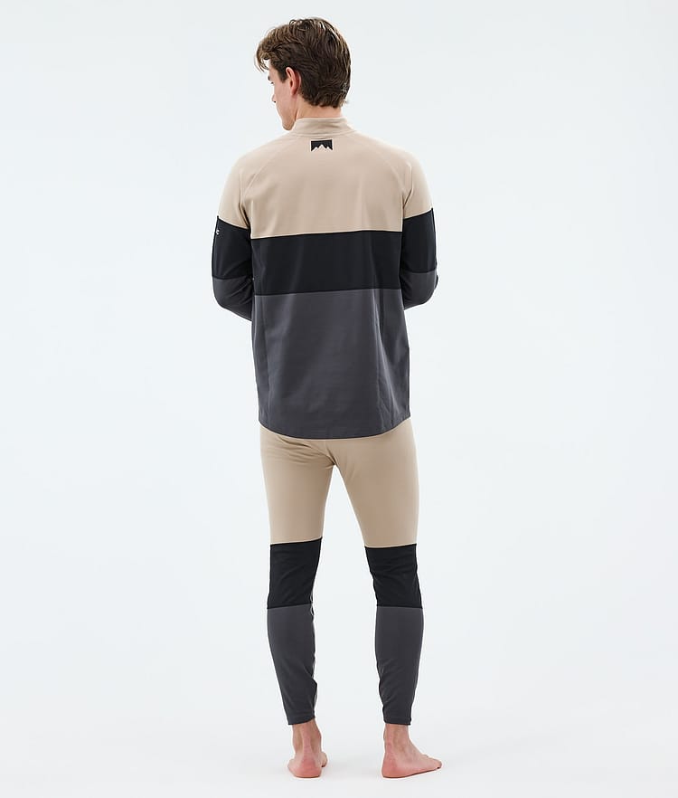 Montec Alpha Superundertøy bukse Herre Sand/Black/Phantom, Image 4 of 7