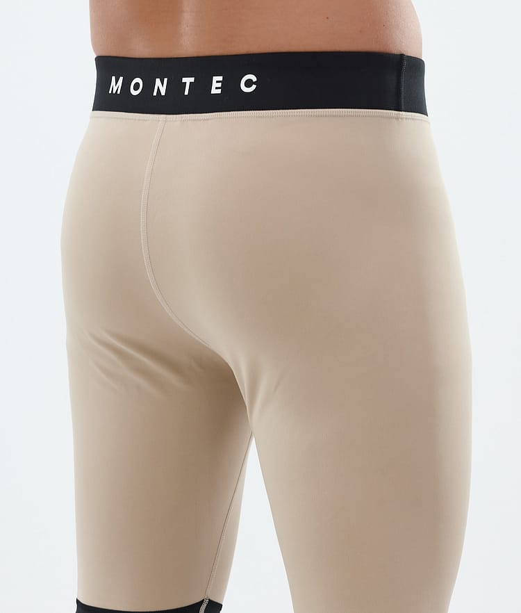 Montec Alpha Superundertøy bukse Herre Sand/Black/Phantom, Image 6 of 7
