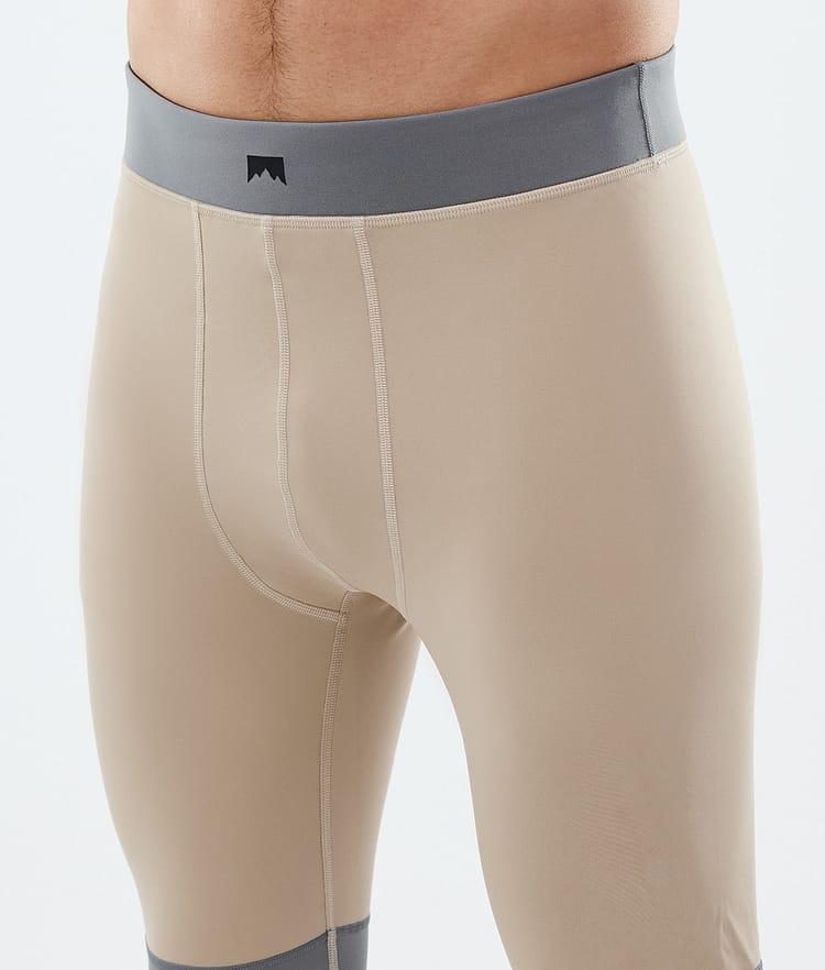 Montec Alpha Superundertøy bukse Herre Sand/Light Pearl/Light Grey, Image 5 of 7