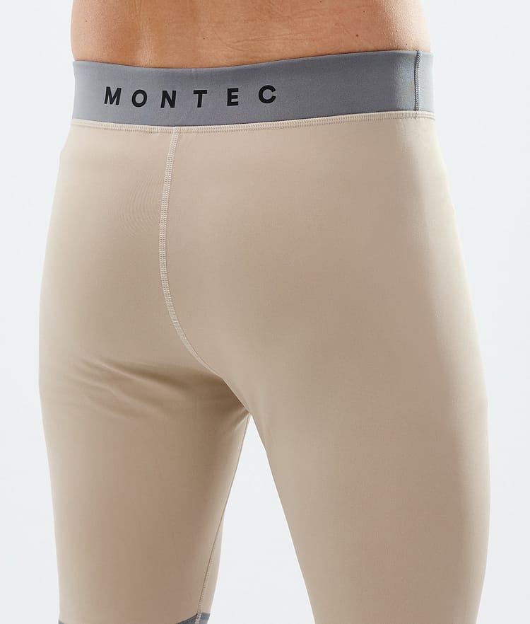 Montec Alpha Superundertøy bukse Herre Sand/Light Pearl/Light Grey, Image 6 of 7