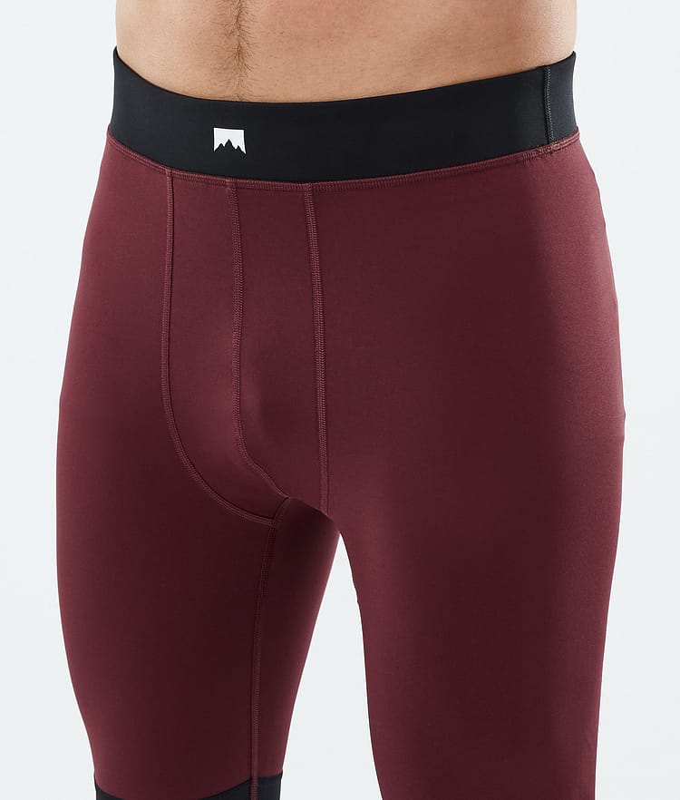 Montec Alpha Superundertøy bukse Herre Burgundy/Black/Light Grey, Image 5 of 7