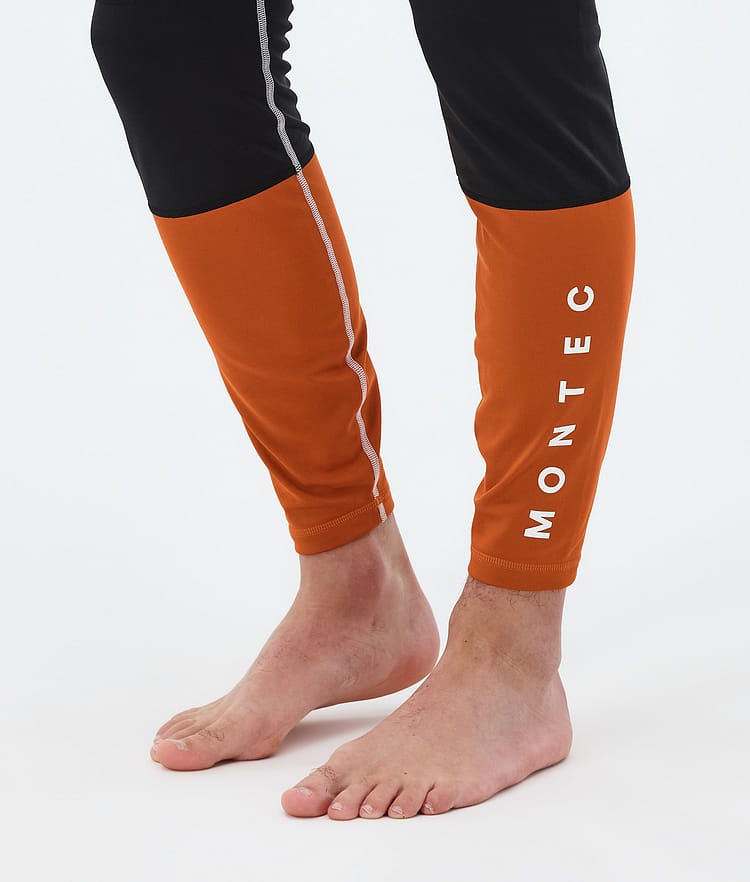 Montec Alpha Superundertøy bukse Herre Light Grey/Black/Burned Orange, Image 7 of 7