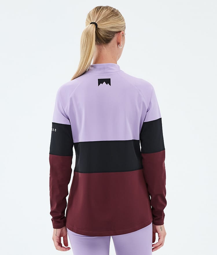 Montec Alpha W Superundertøy overdel Dame Faded Violet/Black/Burgundy, Image 5 of 5