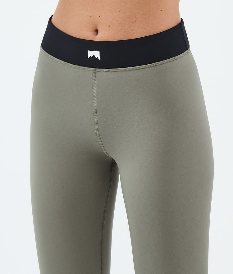 Montec Alpha W Superundertøy bukse Dame Greenish/Black/Soft Pink, Image 5 of 7