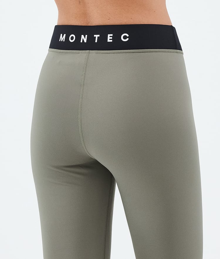 Montec Alpha W Superundertøy bukse Dame Greenish/Black/Soft Pink, Image 6 of 7