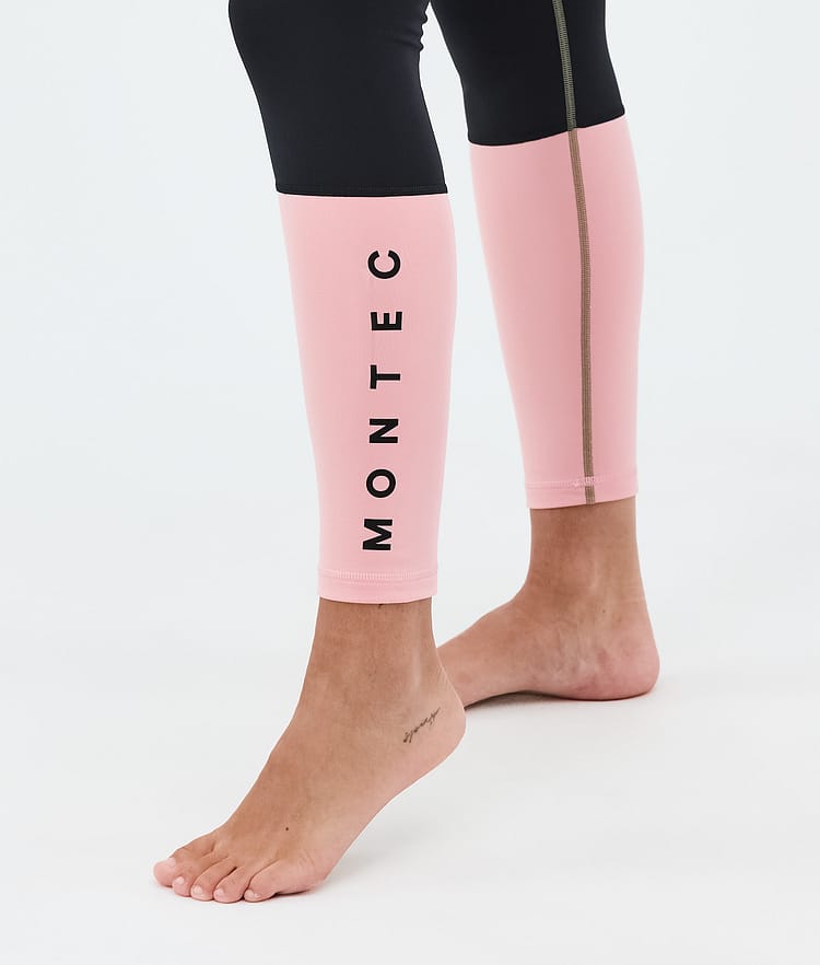 Montec Alpha W Superundertøy bukse Dame Greenish/Black/Soft Pink, Image 7 of 7