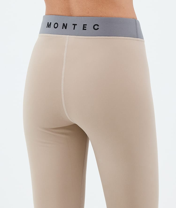 Montec Alpha W Superundertøy bukse Dame Sand/Light Pearl/Light Grey, Image 6 of 7