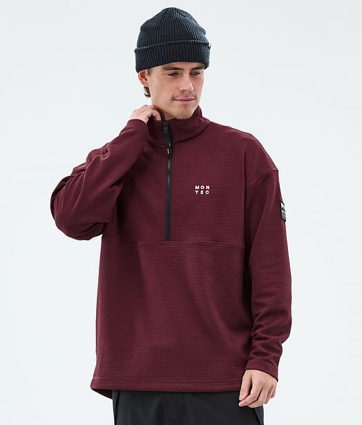 Montec Nova Mellomlagsgenser Herre Burgundy