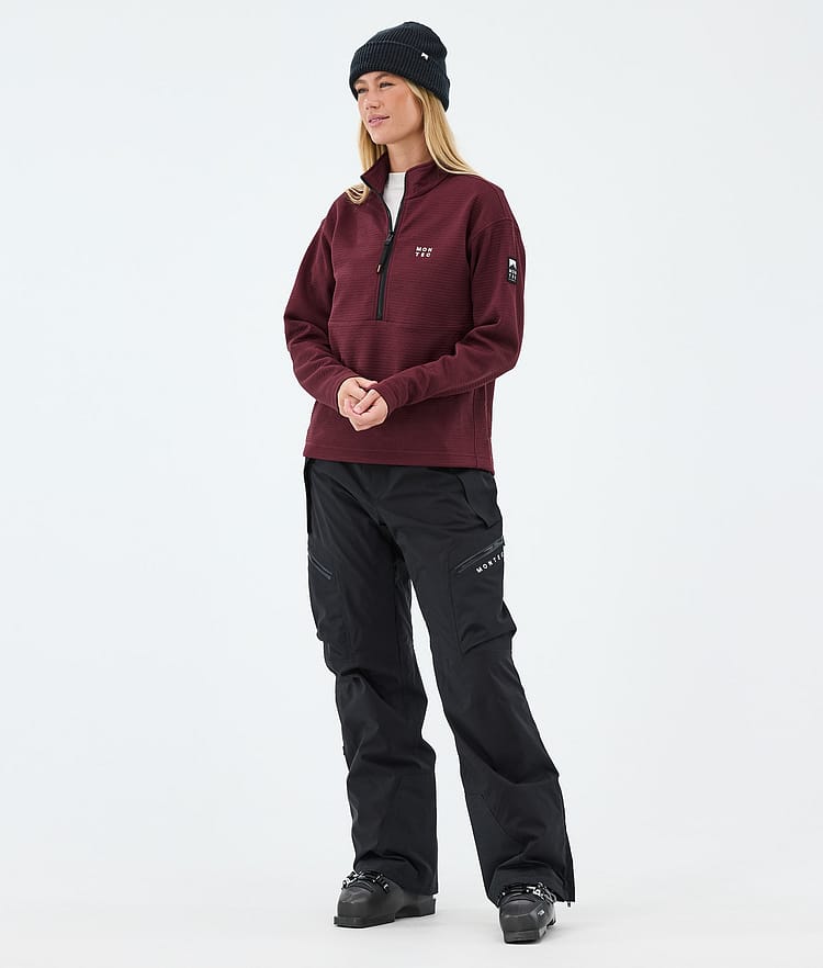 Montec Nova W Mellomlagsgenser Dame Burgundy, Image 3 of 6